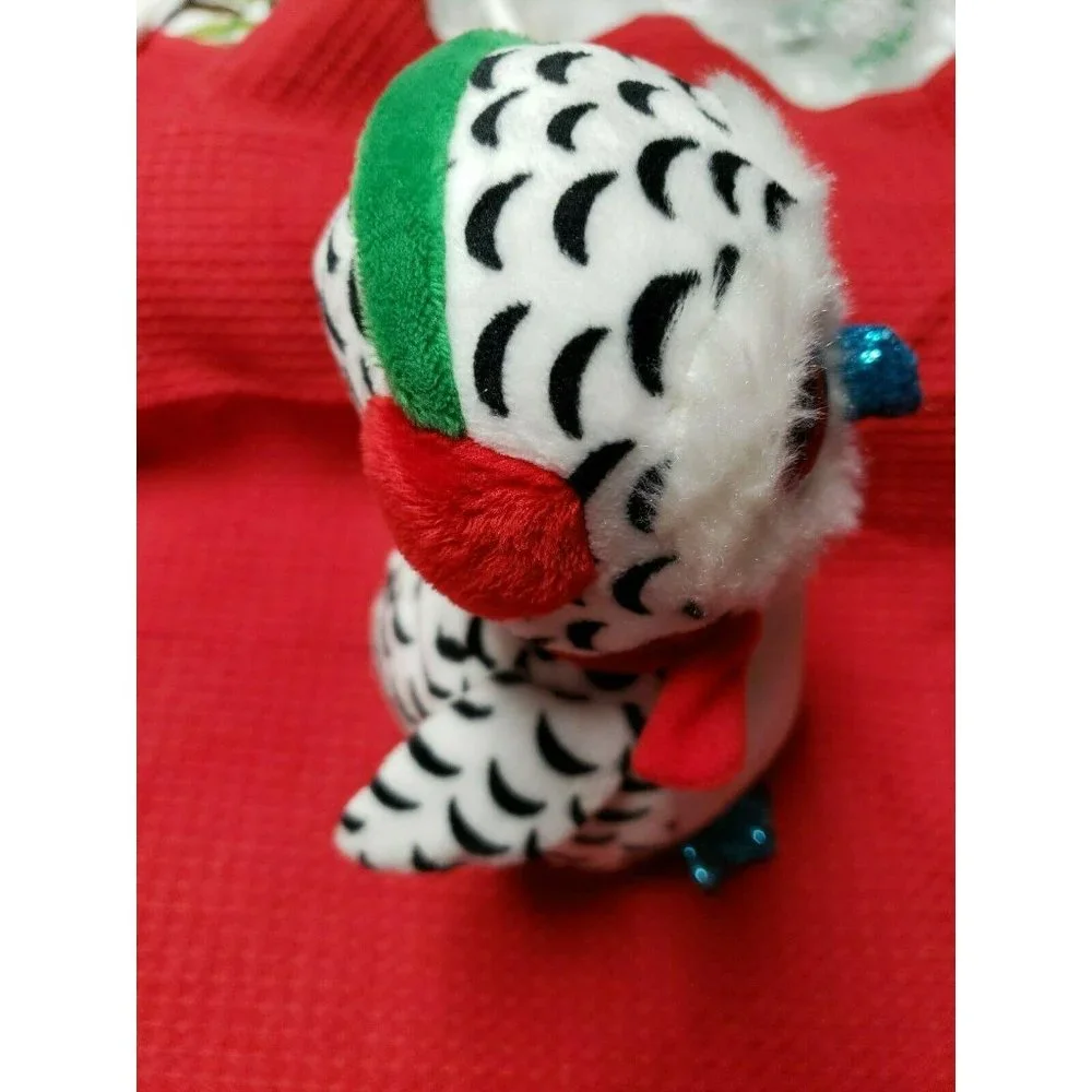 Ty Beanie Boos - NESTER the Christmas Owl (6‎ Inch) NEW - MINT with MINT TAGS 6T
